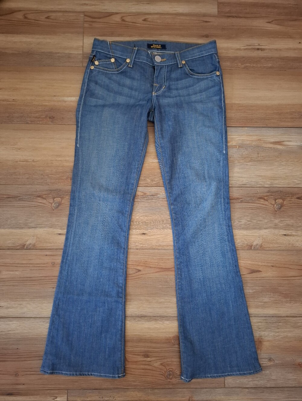 Rock & Republic Vintage Y2K Low Rise Bootcut Jeans Blue Women"s 25